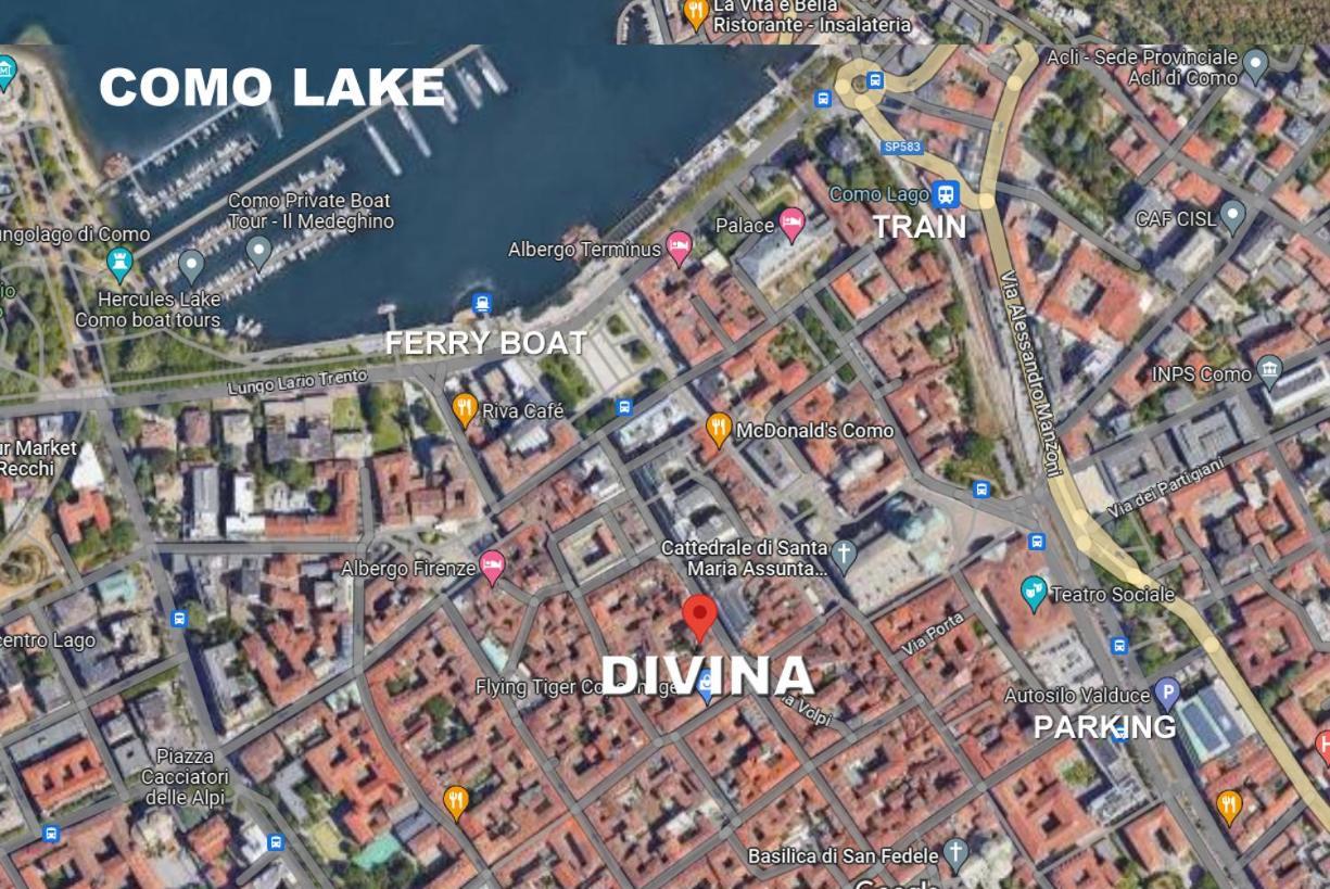 Divina Luxury Apartment With Jacuzzi Near The Lake Комо Экстерьер фото